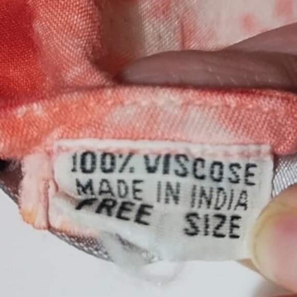 L' Pogee Strappy Tie-Dyed Mini Dress S - Picture 5 of 6